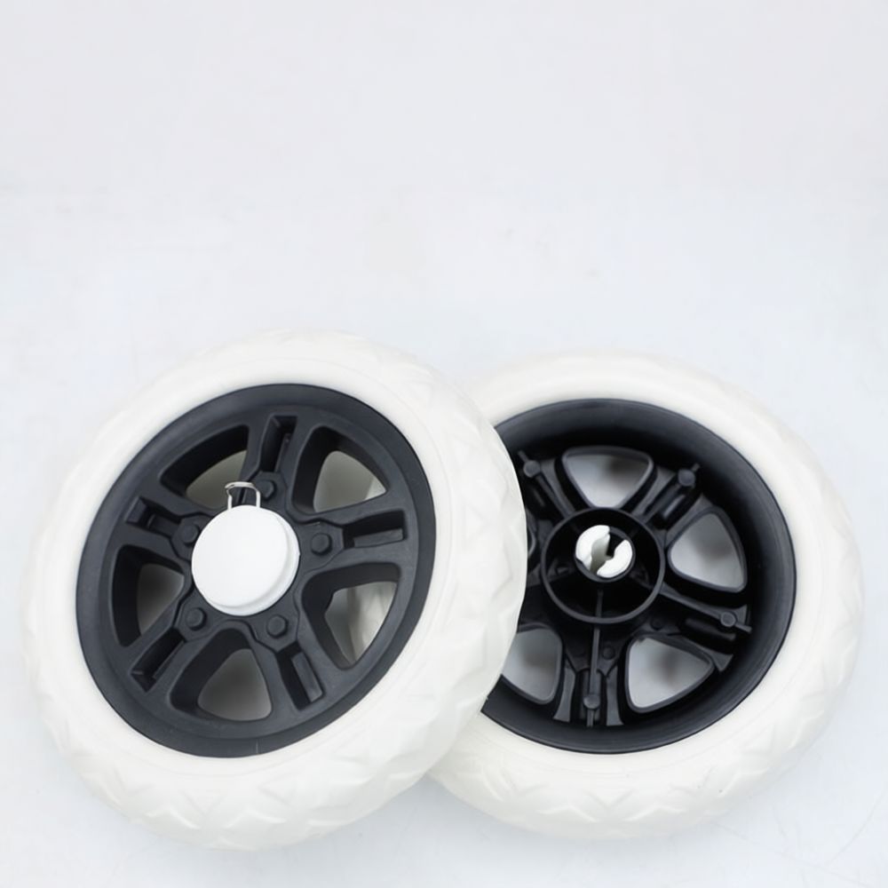 Silent Replacement Luggage Wheels - Universele rubberen wielen voor winkelwagentjes, boodschappenkarren,