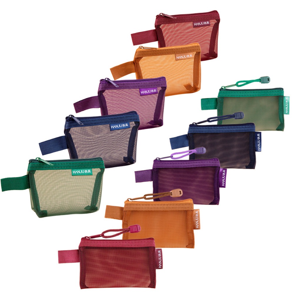 Wallets - Draagbare reistas van mesh-stof, mini nylon