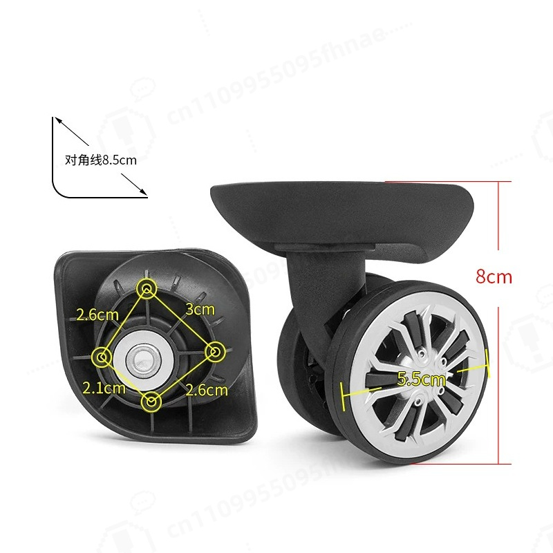Vervangend spinnerwiel voor de - Silent Replacement Luggage Wheels recensie en prijs