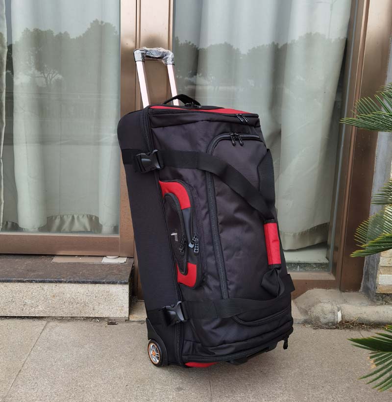 Reistas met grote capaciteit ( - Foldable Rolling Luggage Bag recensie en prijs