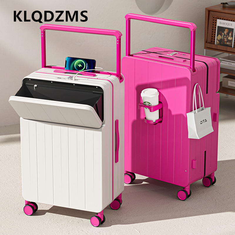 KLQDZMS Multifunctionele koffe - Front Opening Laptop Luggage 24 Inch recensie en prijs