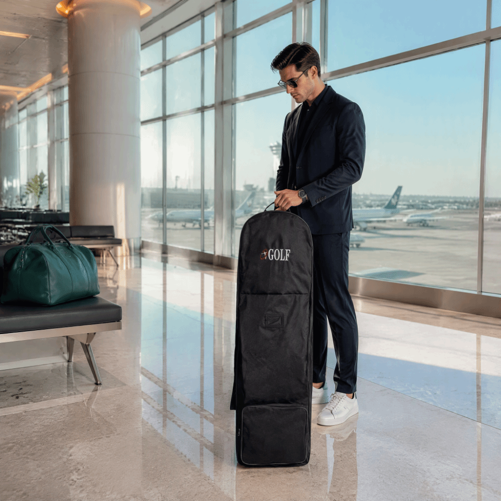 Zwarte golfreistas, opvouwbaar - Foldable Rolling Luggage Bag recensie en prijs