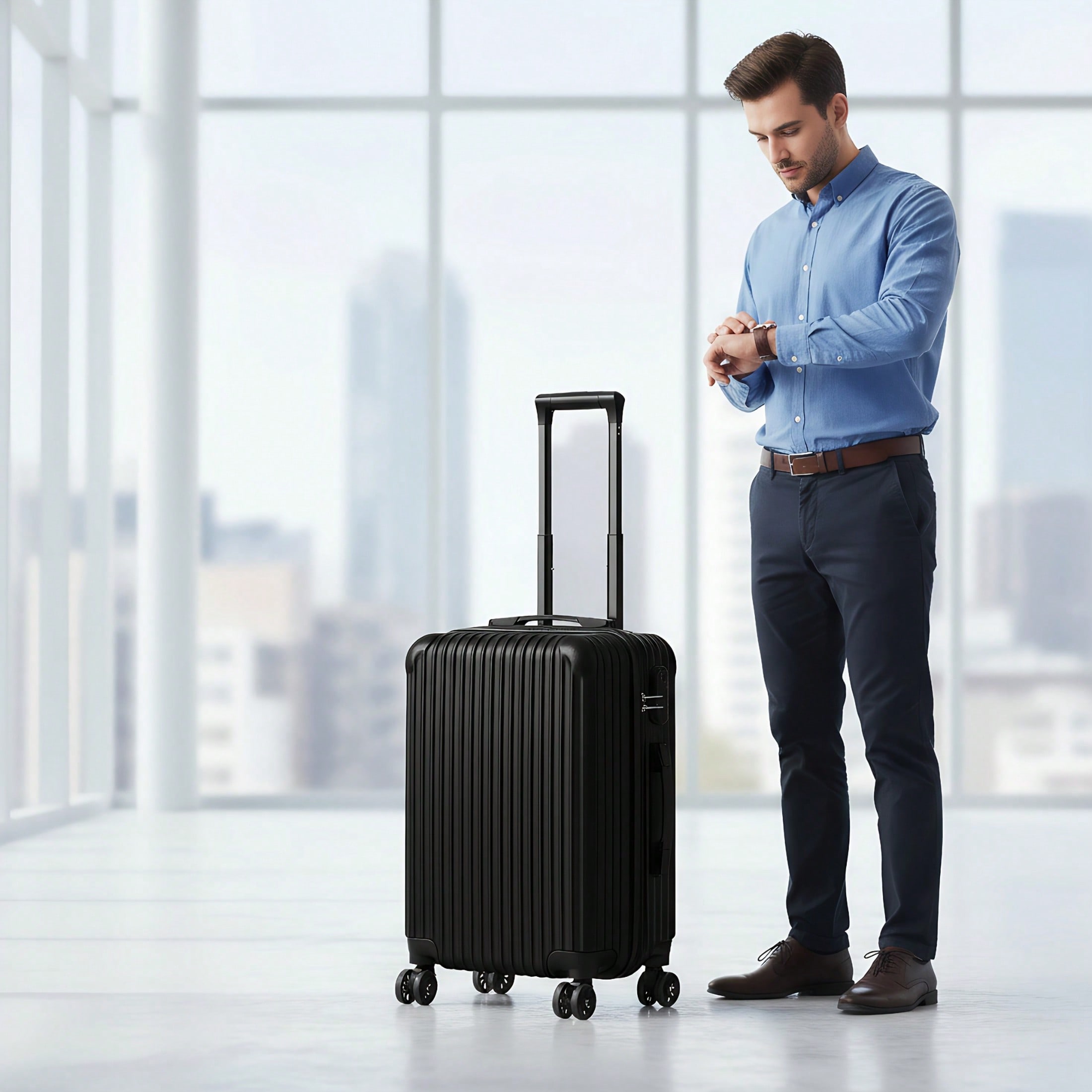 20-inch harde koffer, zwarte v - Spinner Wheel Rolling Suitcase 20 Inch recensie en prijs