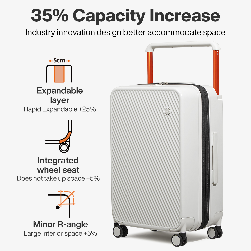 Mixi uitbreidbare handbagage L - Foldable Rolling Luggage Bag recensie en prijs