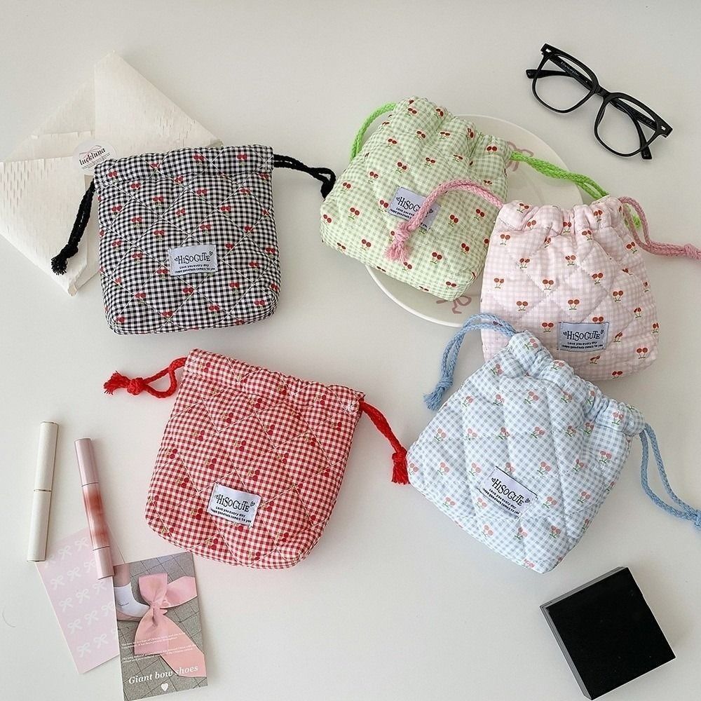 Nieuwe Cherry Drawstring Pouch - Cosmetic Bags recensie en prijs