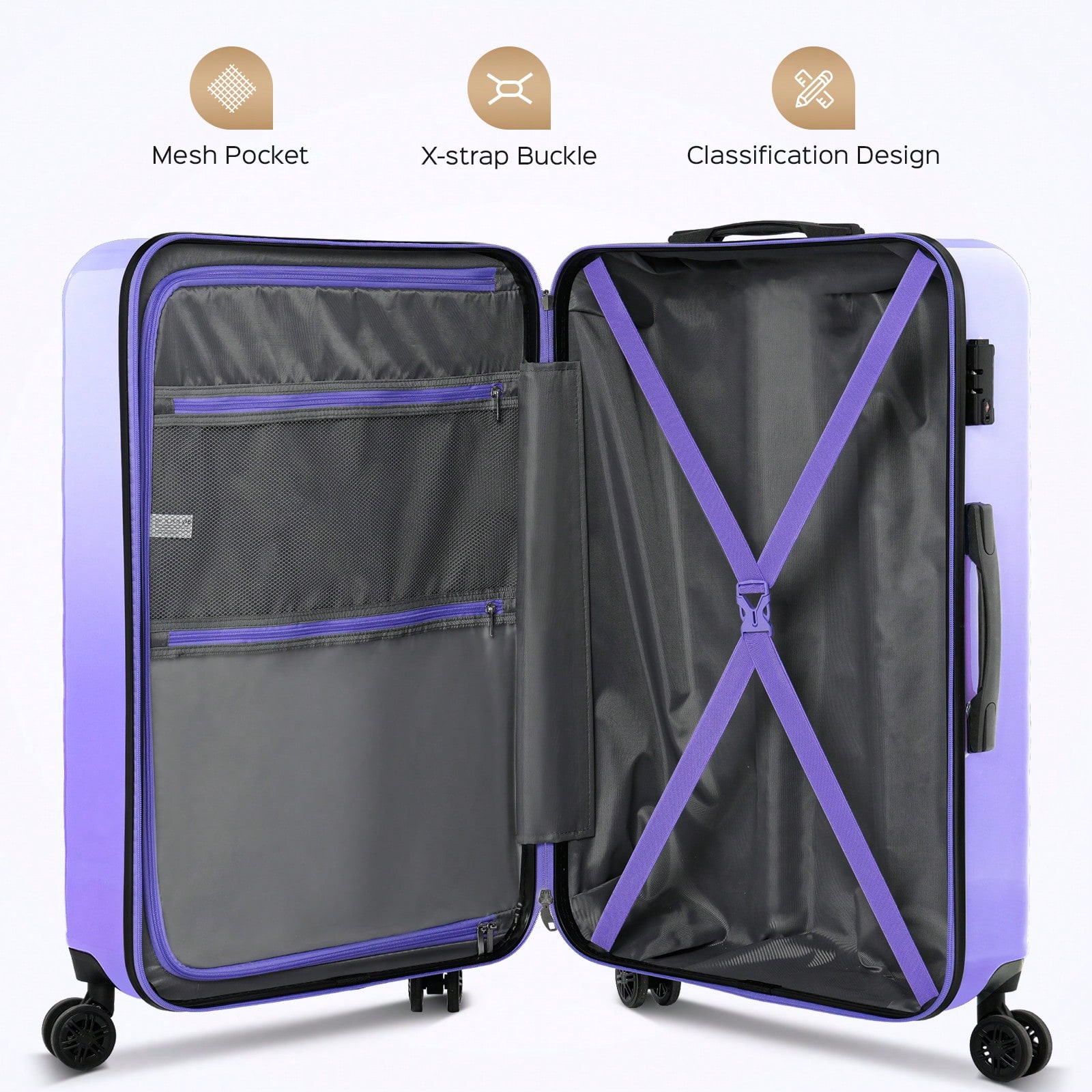 20/28 inch hardshell kofferset - Spinner Wheel Rolling Suitcase 20 Inch recensie en prijs