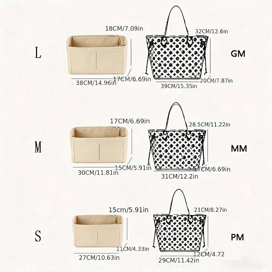 Vilt tasorganizer met meerdere - Cosmetic Bags recensie en prijs