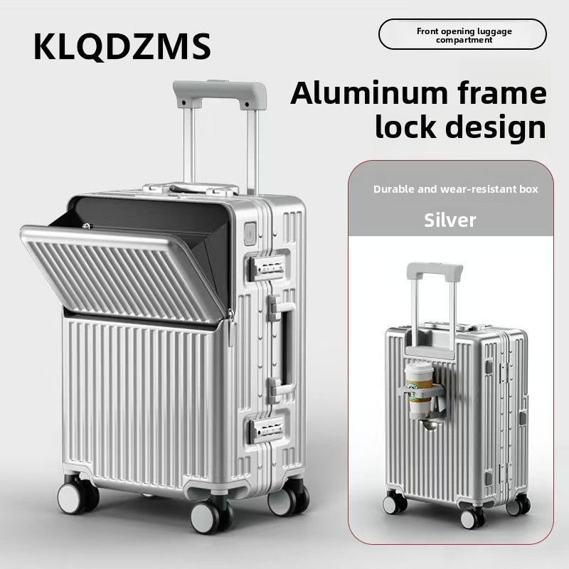 KLQDZMS Multifunctionele koffe - Front Opening Laptop Luggage 24 Inch recensie en prijs