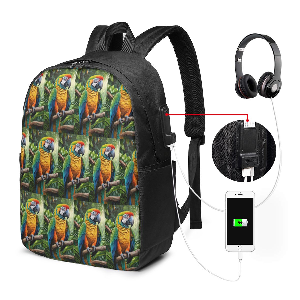 Leuke Macaw Parrots Rugzak Rei - Backpacks recensie en prijs